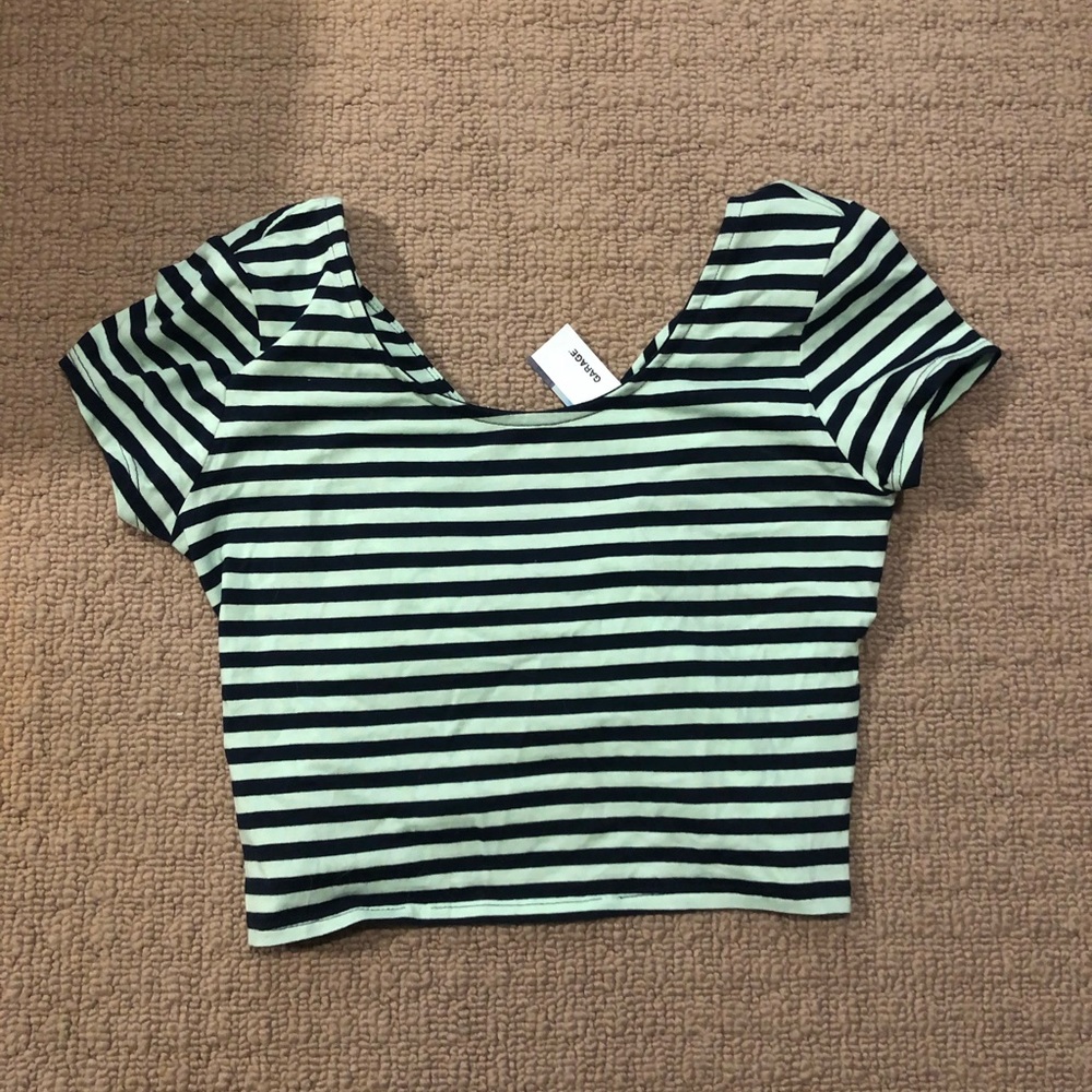 Striped Crop Top
